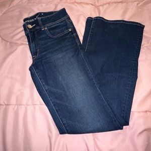 SIZE 6 shirt boot cut American jeans